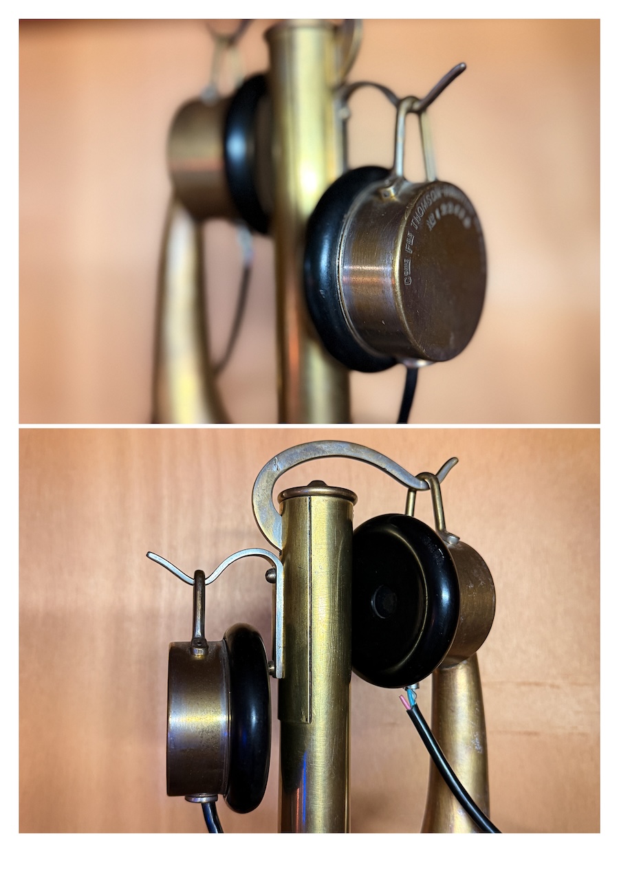 Téléphone chandelier ancien vintage